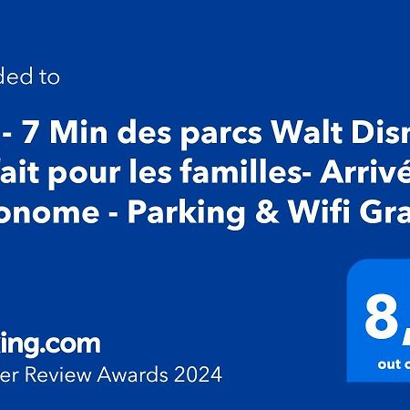 Lys - 7 Min Des Parcs Walt Disney- Parfait Pour Les Familles- Arrivee Autonome - Parking & Wifi Gratuit Magny-le-Hongre Esterno foto